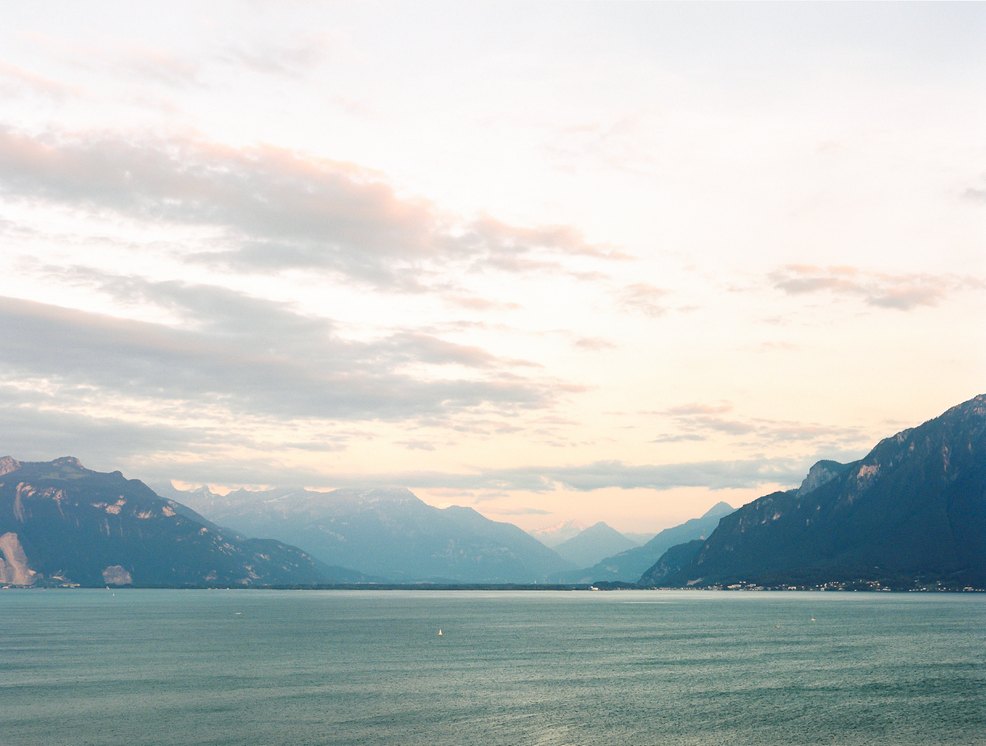 Malerische Landschaft am Genfer See