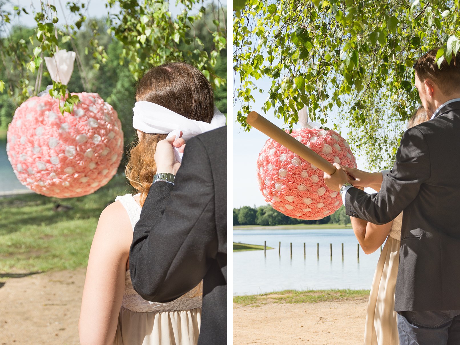 Eine Piñata zur Hochzeit inklusive Gewinnspiel myprintcard
