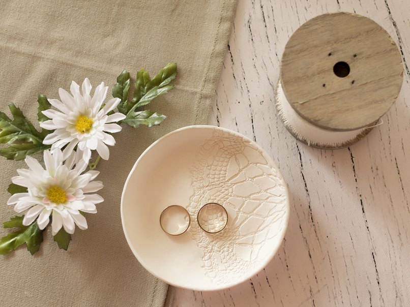 Schön und selbstgemacht - Diese Ringschale ist ein Blickfang.