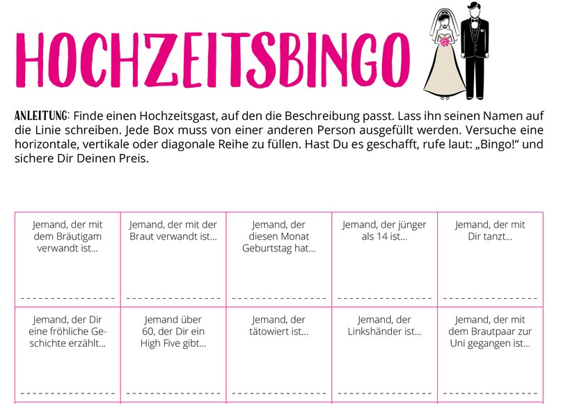 7 Kostenlose Downloads Fur Deine Hochzeit Myprintcard