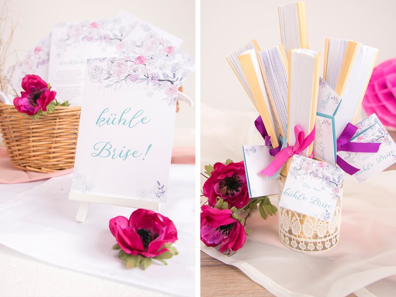 Trendige Fächer gegen drückende Hitze