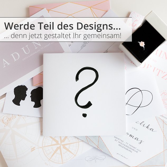 Werde Teil des Designs Werde Teil des Designs