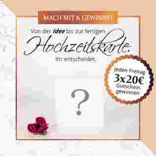 Aktion - Von der Idee bis zur fertigen Hochzeitskarte. Mitmachen und gewinnen. 