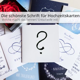 Die schönste Schriftart für Hochzeitskarte - welche ist es Die schönste Schriftart für Hochzeitskarte - welche ist es