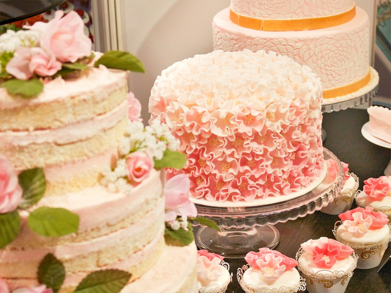 Ruffled Cake als Hochzeitstorte Ruffled Cake als Hochzeitstorte