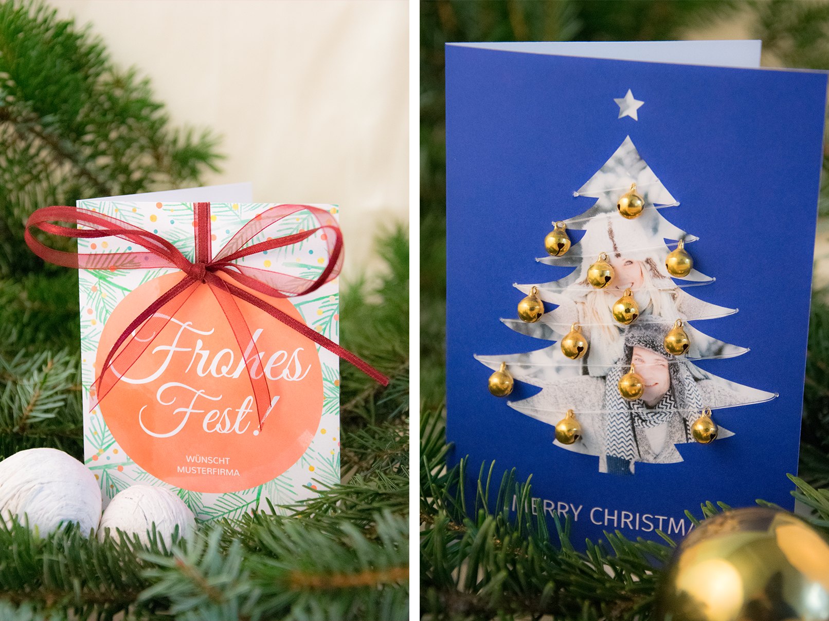 Kreative Weihnachtskarten selber machen... – myprintcard