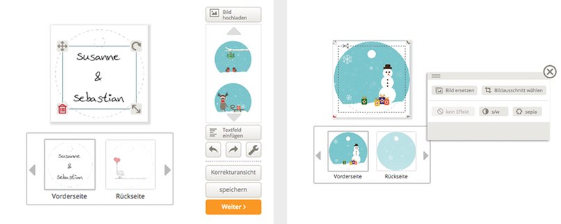 Bastelschritt 2 - Runde Geschenkanhänger gestalten
