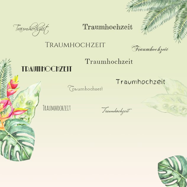 Die 20 schönsten Wedding-Fonts  Die 20 schönsten Wedding-Fonts